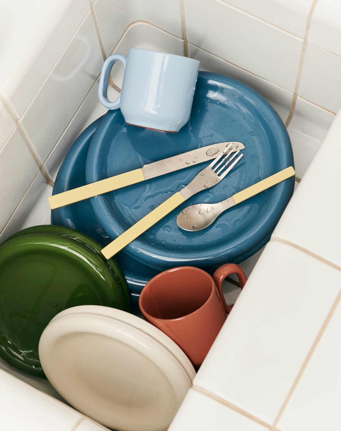 Barro frokosttallerken, 2 stk - Dark blue